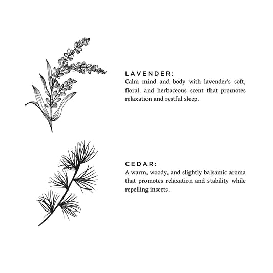 Lavender + Cedar - Reed Diffuser
