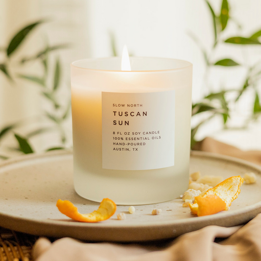 Tuscan Sun - Signature Candle (Orange + Frankincense + Jasmine)