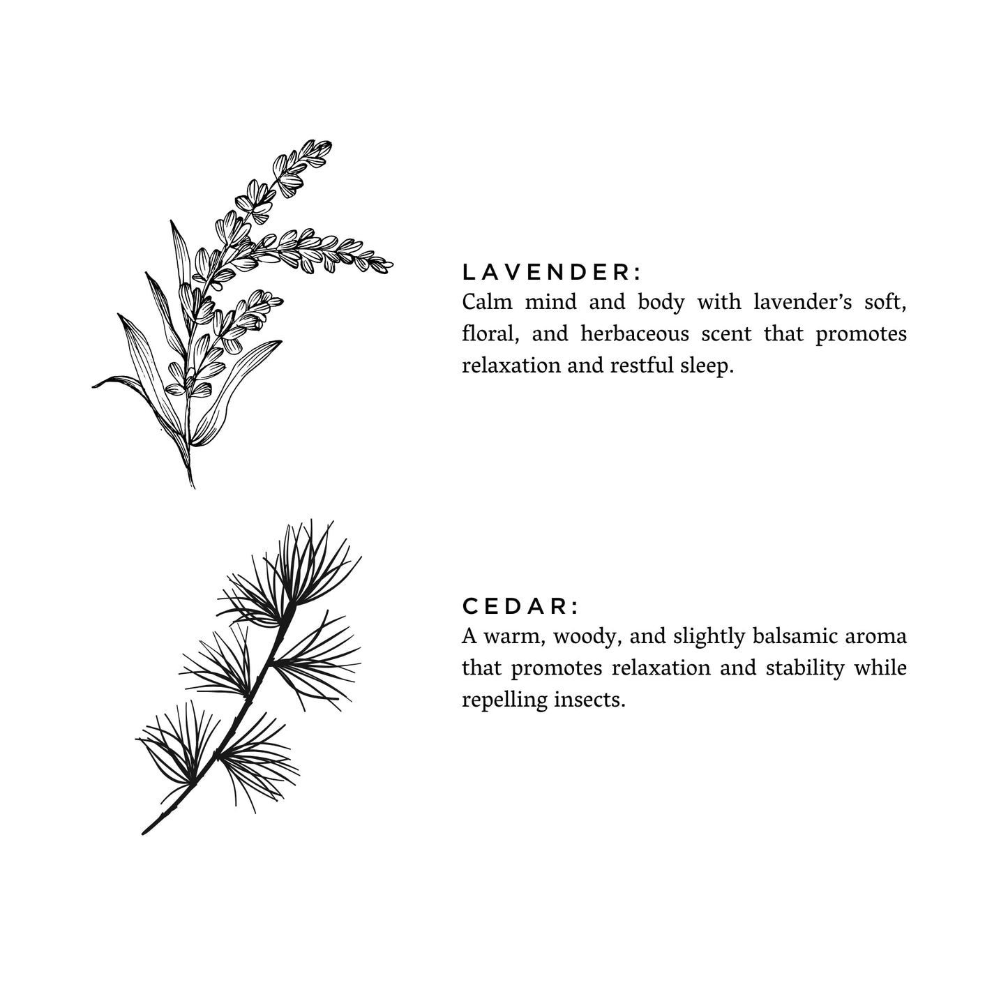 Mini Linen Spray - Lavender + Cedar